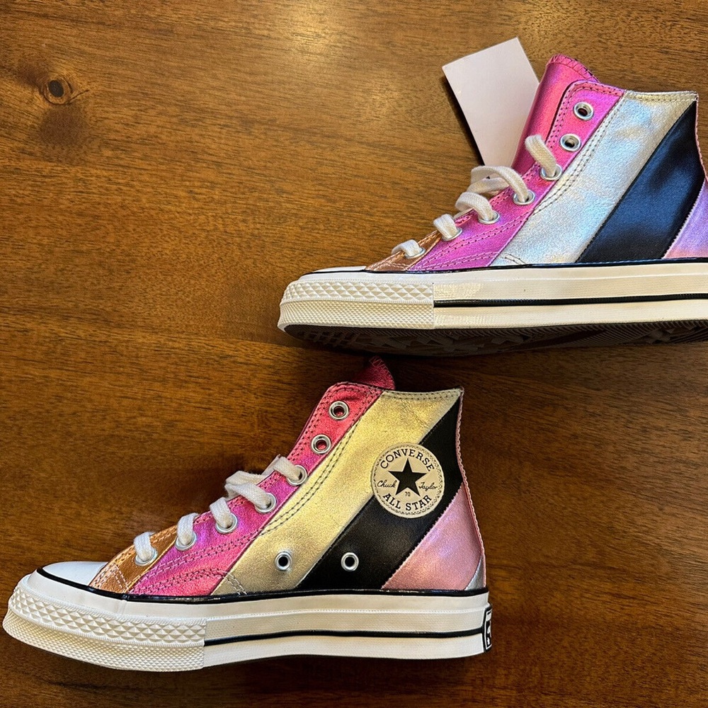 Converse Women's Multicolor High-Top Sneakers - Picture 5 of 5